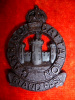 M169a - Garrison Battalion Bakelite Plastic Cap Badge